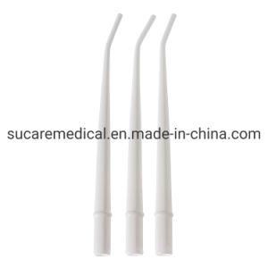 Medium 1/8&quot; White Plastic Dental Surgical Aspirator Tips