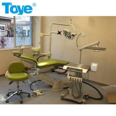 Chair Supplier Medical Equipment CE Approved Luxury Movable Trolley Dental Chair with LED Sensor Lamp
