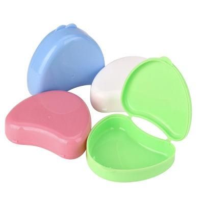 Colorful Dental Denture Retainer Box, Tooth Box, Dental Instrument