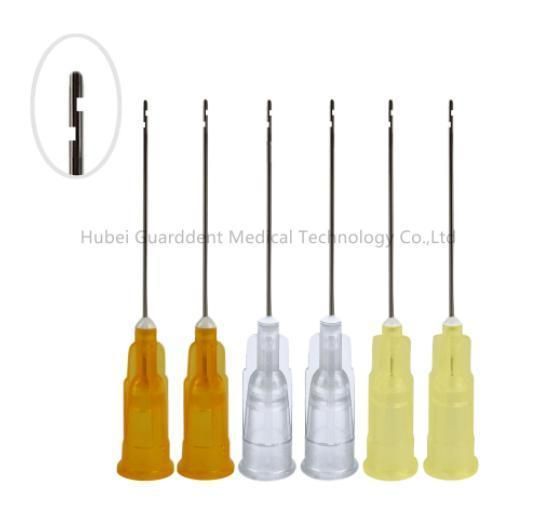 OEM Dental Disposable 23G/25g/ 27g / 30ga Dental Sterilized Endo Irrigation Needle Tip End-Closed Side Hole with CE and FDA Flow Tip Dispensing Tips