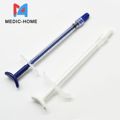 Dental Root Canal Irrigation Syringe Blue White Color with/Without Tips