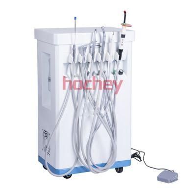 Hochey Medical Dental Unit Portable Dental Unit with Air Compressor Floss Dental Machine