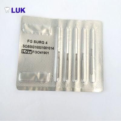 Dental Carbide Burs Tungsten Rotary Cutter for High Speed Dental Handpiece Fg Surg 4