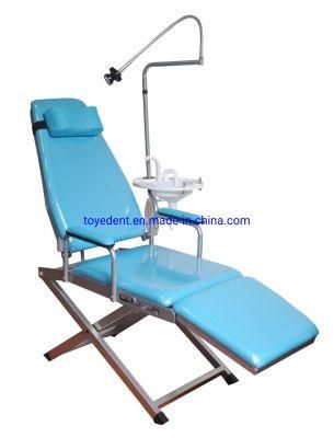 Height Adjustable Medical Dental Portable Folding Chair with LED Light