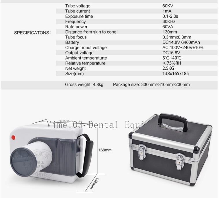 Dental Imaging System High Frequency Portable Dental X-ray Machine