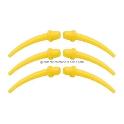 Dental Intra Oral Dental Impression Mixing Tips Yellow Bag of 100 for 4.2 mm