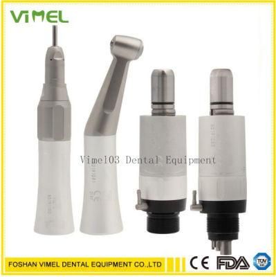 Dental Low Speed Handpiece Kit Straight Contra Angle Air Motor Air Turbine