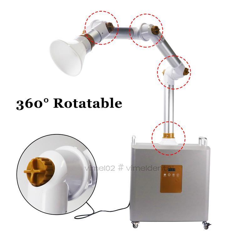 Dental Medical Air Purifier Extrator Oral Surgical Aerosol Suction Machine External UVC Disinfection System