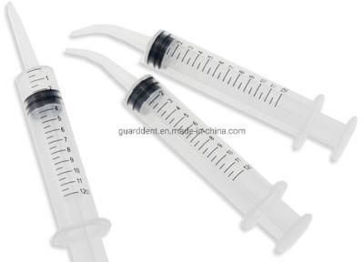 Dental Disposable Injection Irrigation 12ml Curved Utility Syringes