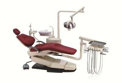Ce Certification Dental Equipment Real Leather Dental Chair Unit Kj-918