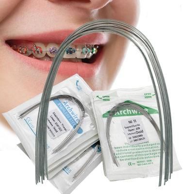 Dental Archwires Niti Square Rectangle Super Elastic Round Arch Wire