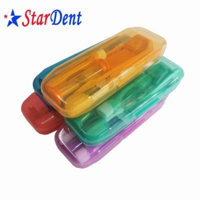 8PCS Orthodontic Toothbrush Wax Floss Sand Timer Teeth Cleaning Set