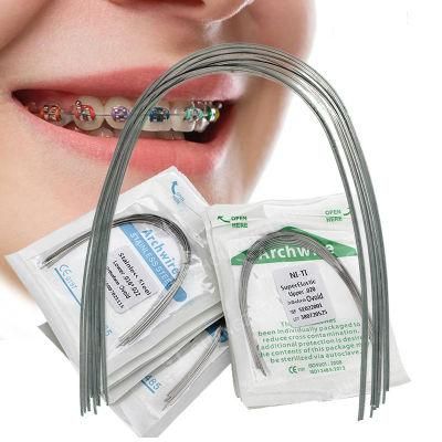 Dental Materials Orthodontic Heat Thermal Activated Niti Round Arch Wire