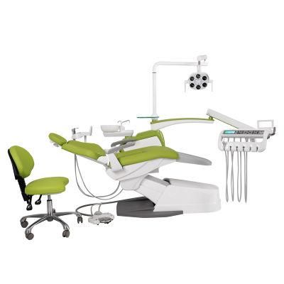 New Design Colorful Dental Unit Chair with LED Sensor Lamp
