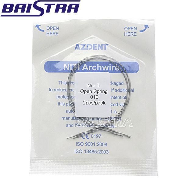2020 Azdent Niti Dental Orthodontic Open Coil Spring with Ce