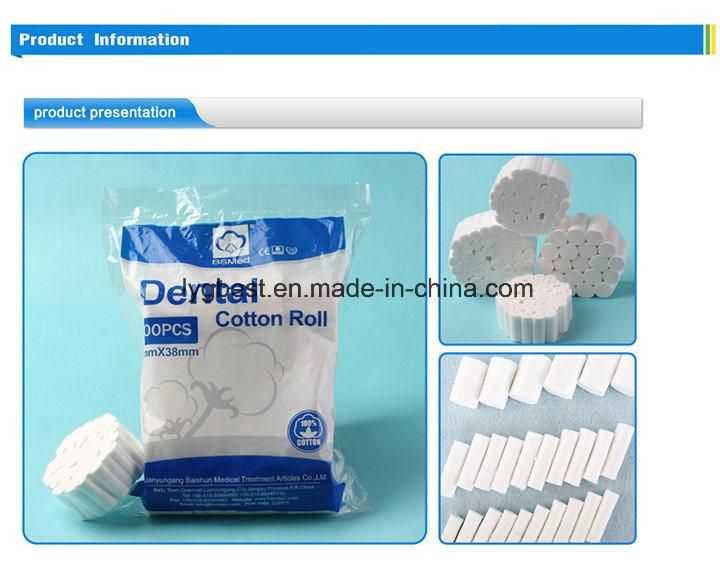 100% Pure Sterile Absorbent Medical Dental Cotton Rolls