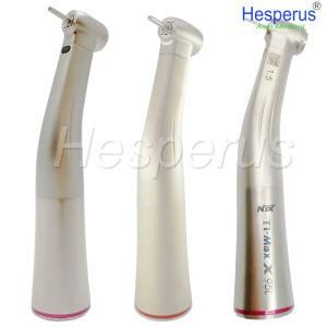 Red Ring Handpiece Dental Low Speed LED 1: 5 Increasing Contra Angle Hesperus