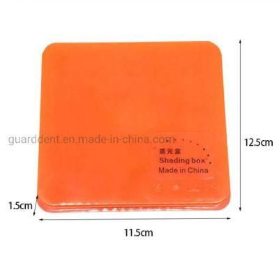 Dental Resin Mixing Shading Box with Cover and Light-Proof Adhesive Dental