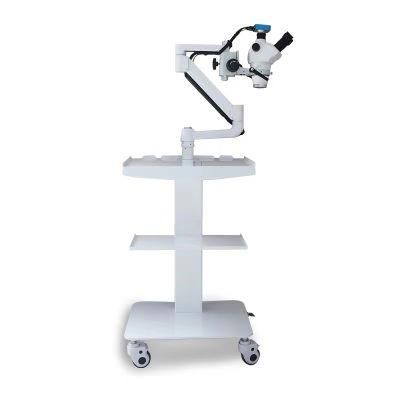 Floor Type Mobile Semorr Dentfilm Zeiss Dental Surgery Microscope with Trolley