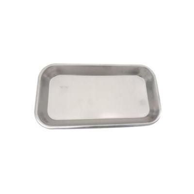 Medical Autoclavable Stainless Steel Dental Flat Instrument Tray