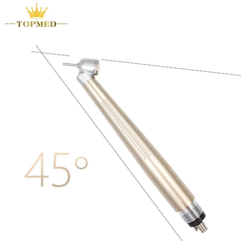 Medical Instrument Dental Turbine 45 Degree E-Generator LED Dental Handpiece