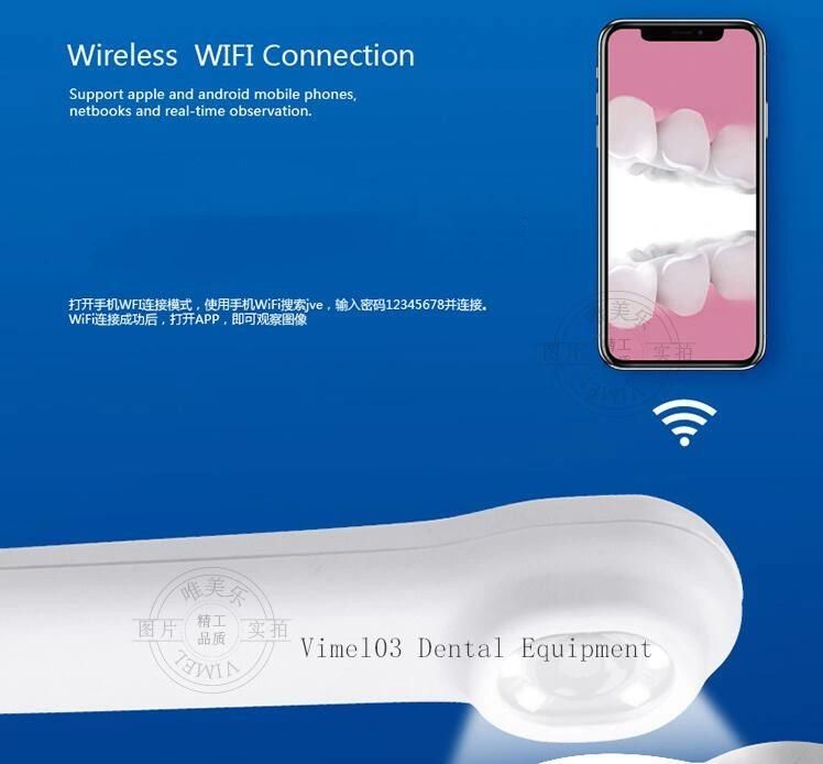 Wireless WiFi Oral Dental Intraoral Camera 6 LEDs 500mega Pixels