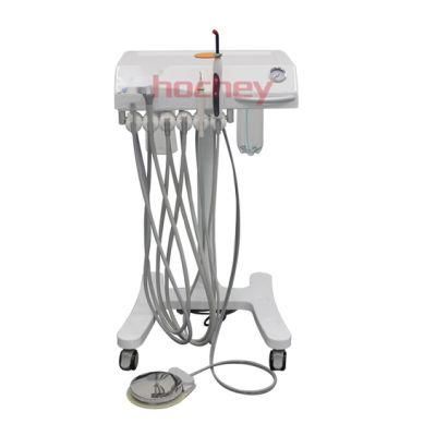 Hochey Medical Portable Dental Chair Unit with Air Compressor Ultrasonic Scaler LED Curing Light