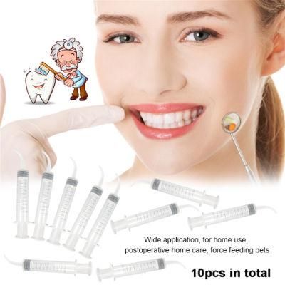 Good Price 12ml Dental Irrigation Syringe Rinse Teeth Plastic Syringe