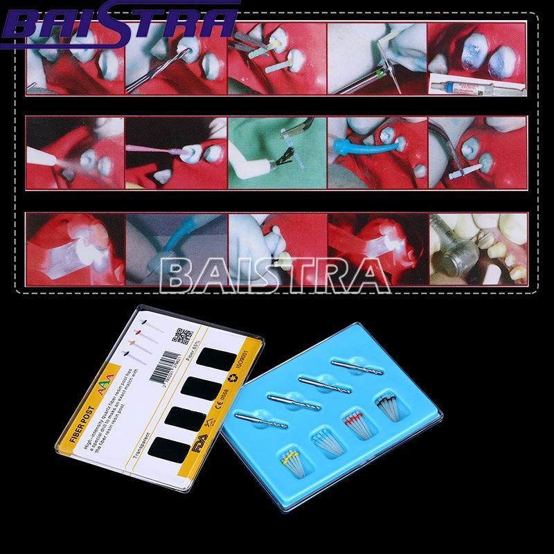 1.2-1.8mm Dental AAA Fiber Post & Core Fiber Resin Post Dental Materials
