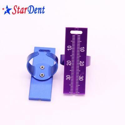 Dental Root Canal Endo Measuring Ruler of Dental Instrument