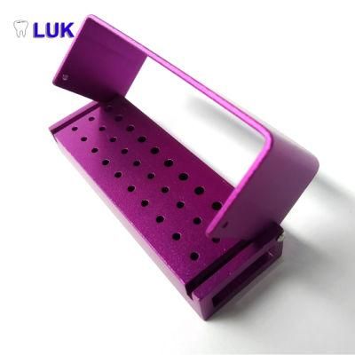 30 Holes Opening Dental Bur Disinfection Box for Dental Burs