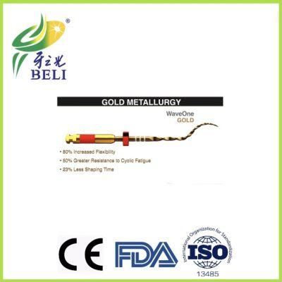 Nic Niti Dental W +Files (Gold-Wire Niti) Compatible with Wave One Gold / Dental Root Canal Instrument