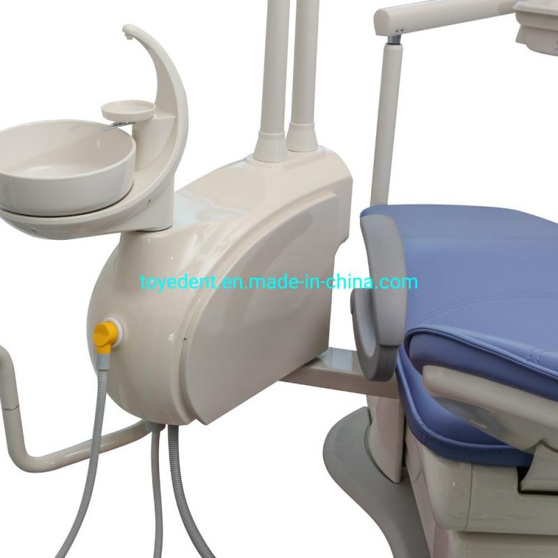 Electronic Dental Chair Colorful Adjustable Dental Unit Leather Dental Chair