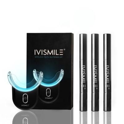 Ivismile Safe &amp; Gentle Teeth Whiteners 3 Teeth Whitening Pens W/ 32 Powerful Blue-Red LED Bulbs for All Kinds of Teeth Whitening Pen Kit