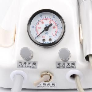 Dental Lab Portable Air Turbine Unit Fit Compressor Handpiece with syringe