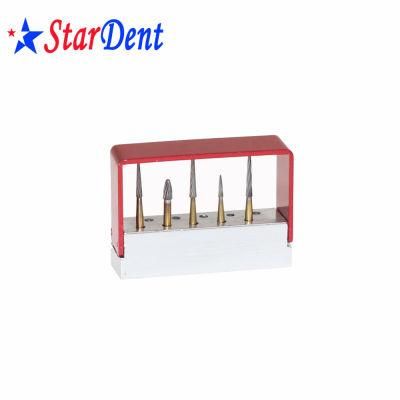 Hot Sales Dental Instrument Carbide Burs Kit High Speed Handpieces Burs Set