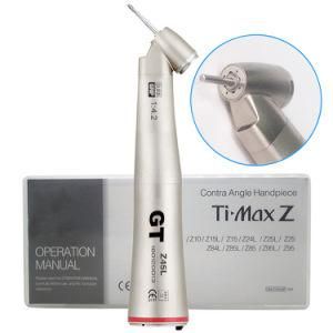 Dental 45 Degree Push Button LED Air Turbine 4 Hole High Speed Handpiece