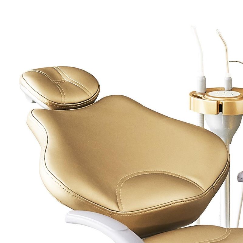 Luxury Gold Design Multifunctional Implant System Dental Unit Chair