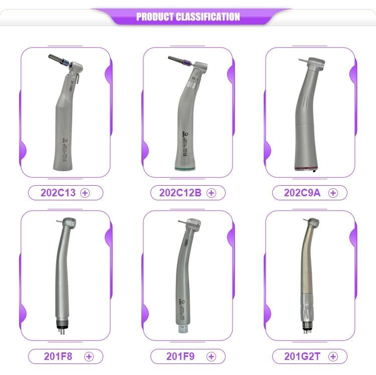 High Speed LED E-Generator Dental Handpiece Stainless Steel Body NSK M500LG Dynaled Good Quality 4 Water Spray Portable Turbine Push Button