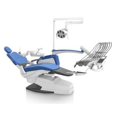 Top-Mounted Electric Dental Chair Unit with Suring Light Full Option