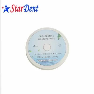 Hot Sale Dental Material 304 Stainless Steel Orthodontic Ligature Wire