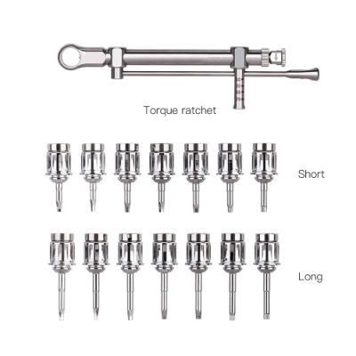 Top Quality Dental Implant Torque Wrench Ratchet Drivers Drill Kit for Sale