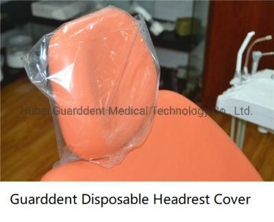 Transparent PE Material Dental Material Plastic Dental Chair Headrest Covers Sleeves Dental Equipment Cover 10&quot;X14&quot;