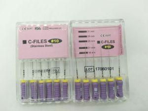 Dental Root Canal C Files Hand Use