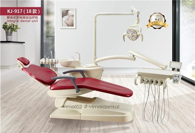 Dental Chair Unit Medical Equipment Integral Electric Dental Unit with Scaler Curing Light