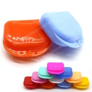 Wholesale Tooth Case Orthodontic Plastic Denture Dental Retainer Box