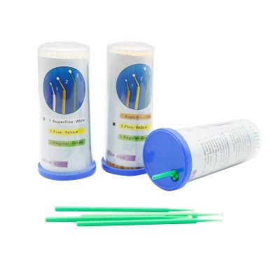 Disposable Dental Sponge Swab Cotton Tip Micro Applicators Brush Sticks