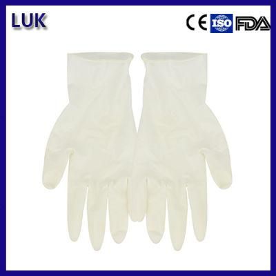 Ce Approved Disposable Medical Hospital Latex Gloves/ Exam Gloves
