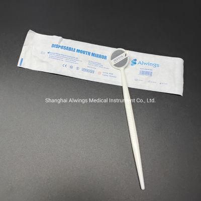 Dental Disposable Mouth Mirror Made of PC Lens and ABS Handle for Dental Examination