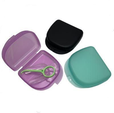 Frosted Portable Invisalign Orthodontic Dental Aligner Case